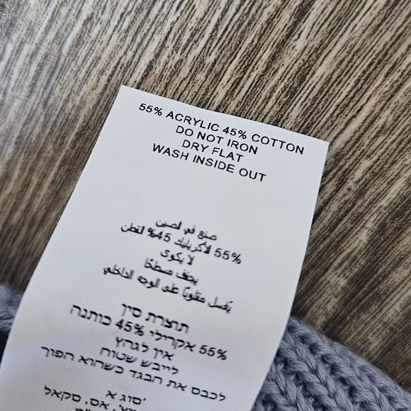 Missguided Powder Blue Mock Neck Knit Sweater with Chain Link Trim - Picture 9 of 13